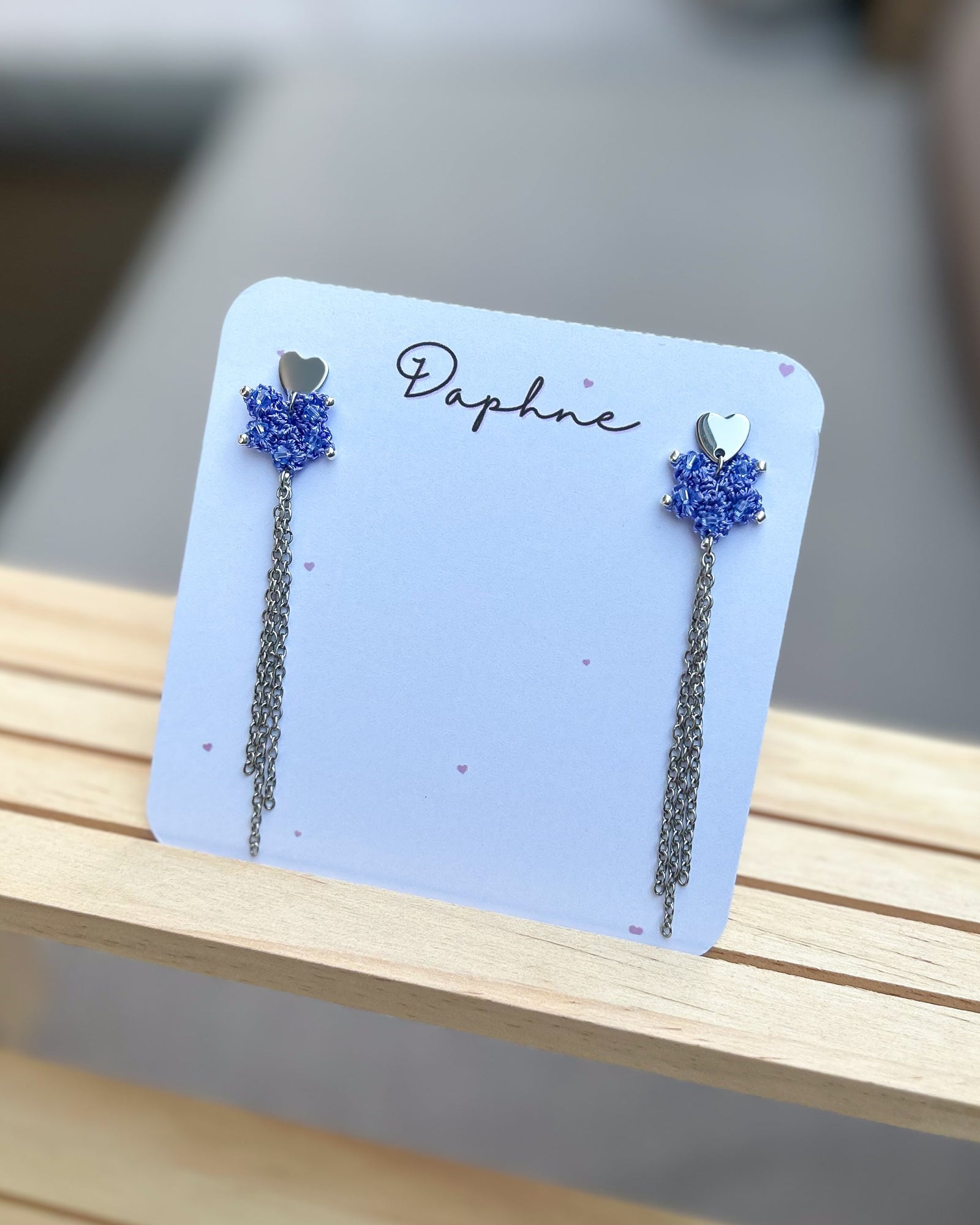 Daphne azzurri - perno cuoricino