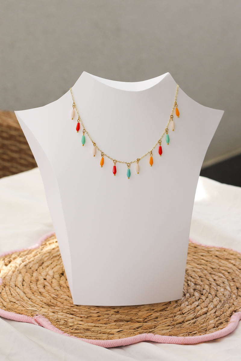 Collana Gocce multicolor