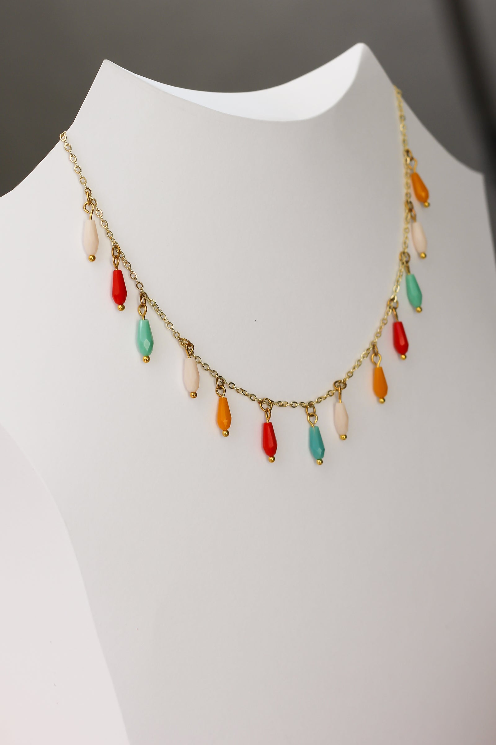 Collana Gocce multicolor